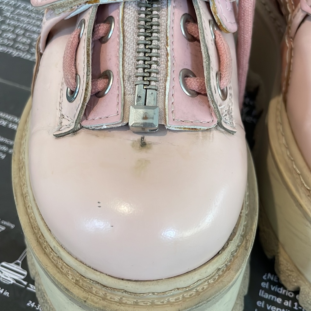 PUMA FENTY baby pink platform boots - Picture 6 of 10